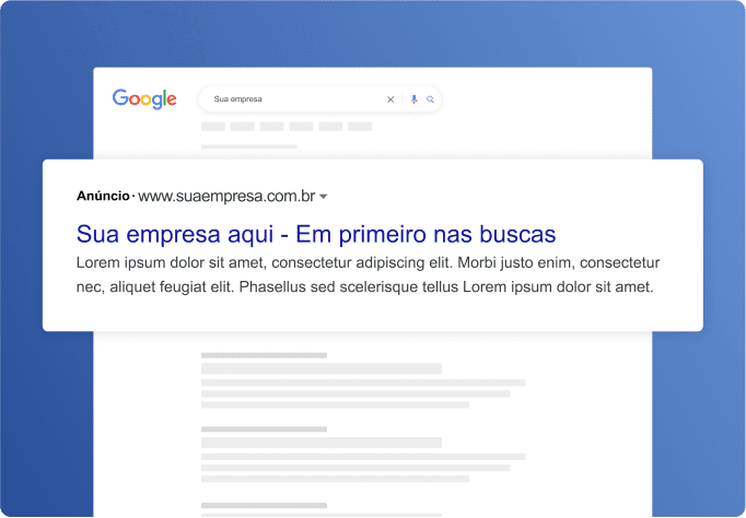 Anúncio no google